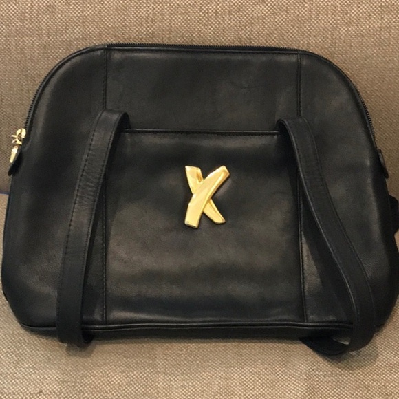 Handbags - By Paloma Picasso Black Leather Handbag